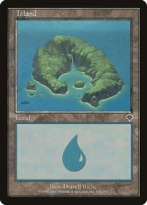 MTG ISLAND FOIL PLAYED - ISOLA 338 INV - Imagen 1 de 1