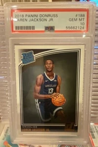 Jaren Jackson 2018 Donruss Rated RC #188 PSA 10 Mint  *QTY*  b - Picture 1 of 1