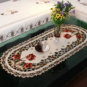 Mantel Mantel Floral Mantel Mesa Comedor Estera Salón - Imagen 1 de 12