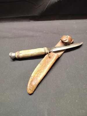 Funda de mango de hueso marca Edge Solingen alemana #461 Foto 1 de 4