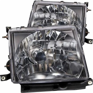 ANZO For Toyota Tacoma 1997 1998 1999 2000 Crystal Headlights Black - Picture 1 of 3