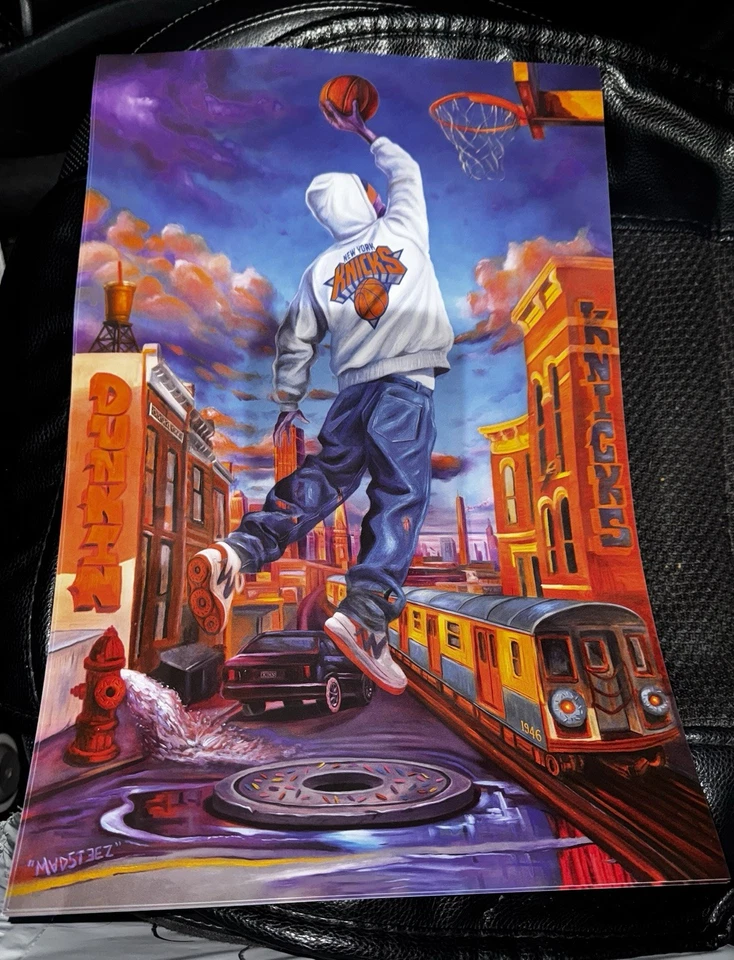 Limited Edition Dunkin’ X New York Knicks Poster Design By International Artists - Image 1 of 1