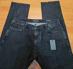 NWT John Varvatos JV-701 Regular Jeans Black Size 36x33(J701DZ1) - Picture 1 of 6