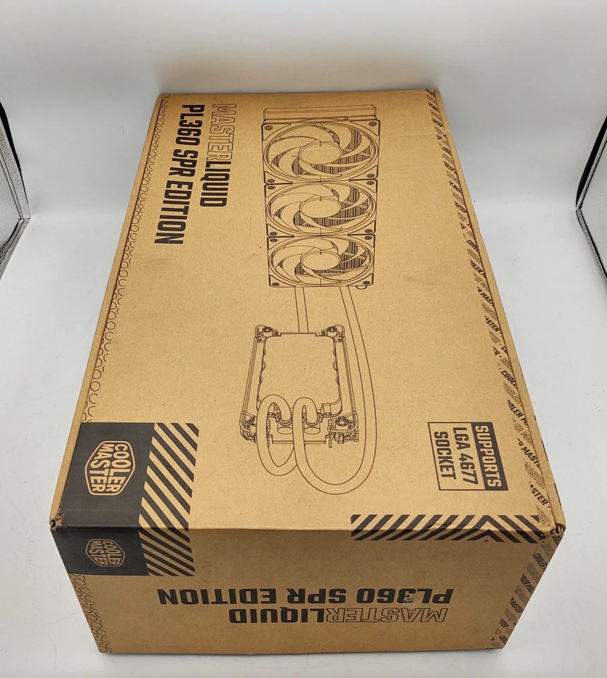 Cooler Master PL360 SPR Edition Black Liquid Cooler LGA4677 MLO-D36M-A24PK-R1 - Image 1 of 4