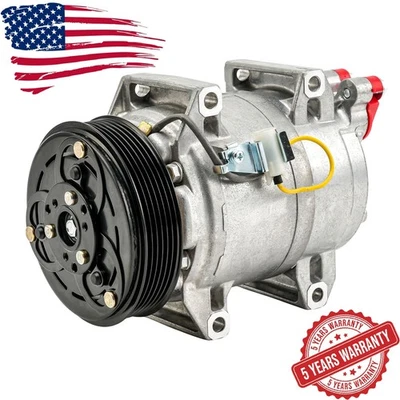 New A/C Compressor For Volvo S60 2002-2009 XC90 2003-2006 XC70 2003-2007 1161627 - Image 1 of 4