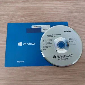 GENUINE ORIGINAL Microsoft Windows 7 Professional 64-bit DVD DISC ONLY - Picture 1 of 5