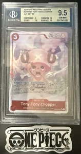 BGS 9.5 One Piece OP08-007 SR* Tony Tony.Chopper arte antiguo - inglés - dos leyendas - Imagen 1 de 12