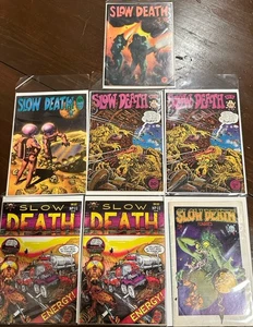 Slow Death Comics 7 Stück enthält Lustige letzter Griff LESEN - Bild 1 von 7