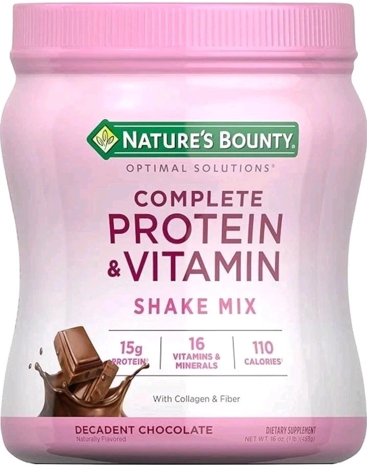 Batido de proteínas y vitaminas Nature's Bounty chocolate 16 oz 10/2026 Foto 1 de 1