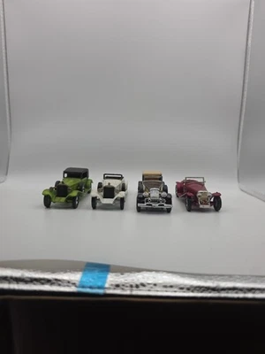 LOTE DE 4 MODELOS MATCHBOX DE ANTAÑO RILEY MPH BENZ BUEN ESTADO AÑO-9 Foto 1 de 4