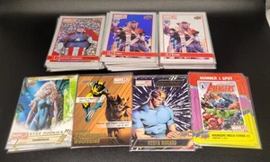 Lote anual 2021-22 UD Marvel | Lámina azul, plata, variantes, insertos - 54 tarjetas - Imagen 1 de 2