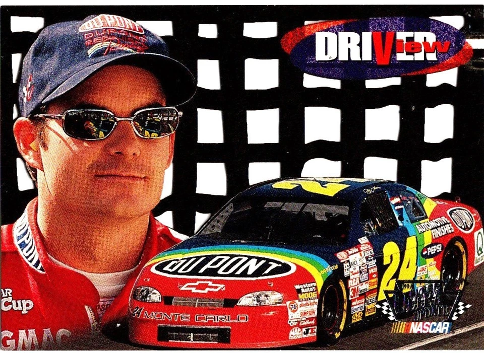 1997 - Fleer Ultra D/C Driver  NASCAR Trading Card - Jeff Gordon - Image 1 of 2