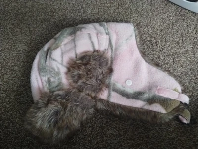 Sombrero Trampero Camuflaje Rosa Thinsulate Piel Sintética Invierno Caza Adulto XL Foto 1 de 4