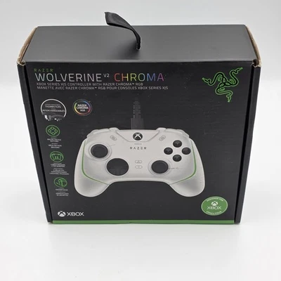 Razer Wolverine V2 Chroma Controller for Microsoft Xbox One/Series S/X/PC- White - Image 1 of 4