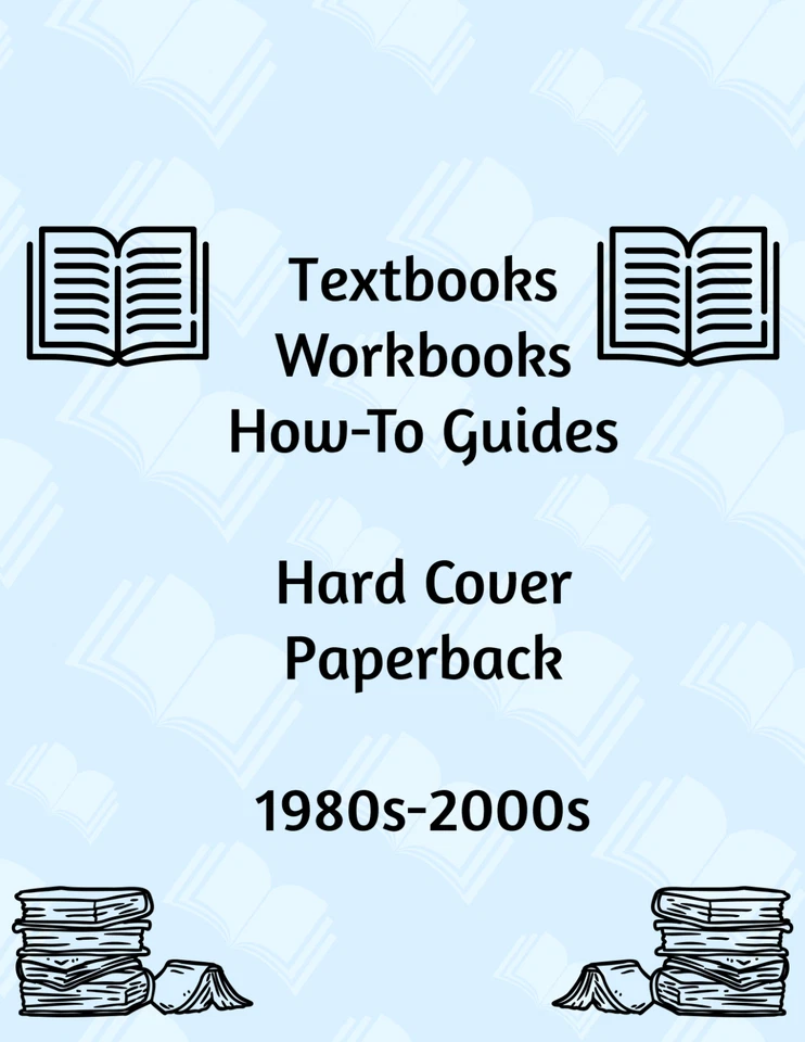 Textbooks Workbooks How-To Guides Hard & Paperback You Choose! - Image 1 of 1