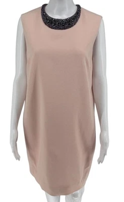 Lanvin Embellished Collar Wool Shift Dress – Size FR 40 (US 8) - Image 1 of 4