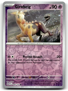 Girafarig 066/162 Reverse Holo Common SV05: Temporal Forces LP - Picture 1 of 2