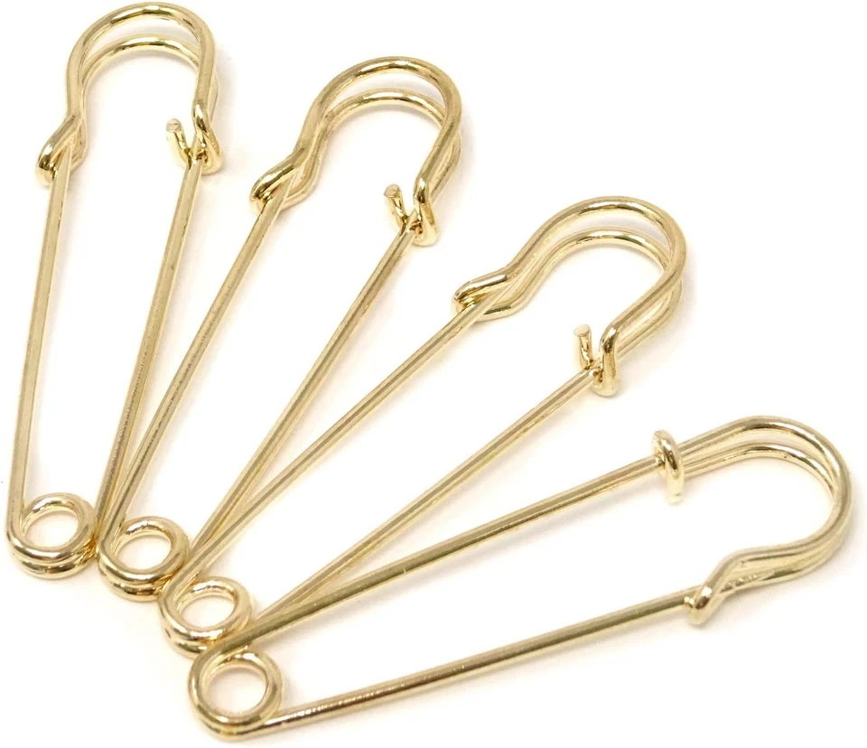 Honbay 30PCS 5Cm/2Inch Brooches Heavy Duty Safety Pins for Blankets Sweaters S