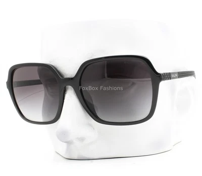 Gafas de sol Ralph Lauren RA 5291U 5001/8G pulidas negras grises degradadas sin estuche Foto 1 de 4