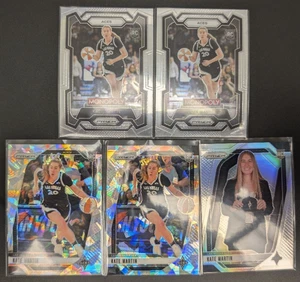 2024 Panini WNBA Prizm, Monopoly Kate Martin Silver, Ice Rookie Lot:5 Aces - Picture 1 of 5