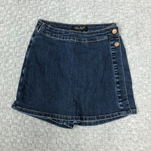 Judy Blue Skort Damen kleine dunkle Waschung Denim Wickeloptik vorne Stretch Shorts Freizeit - Bild 1 von 11