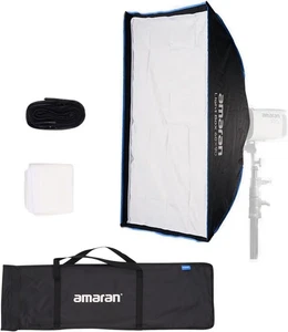 Amaran Light Box 60x90 Rectangular Softbox with Grid and Carrying Bag - Picture 1 of 9