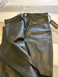 Blank NYC vegan leather moto pants in black  Sz 30 X 27 Inseam Super Soft New - Bild 1 von 8