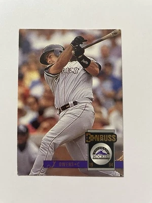 1994 Donruss Baseball Card #278 Jayhawk Owens Colorado Rockies - Image 1 of 2