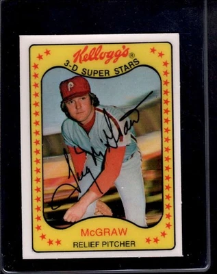1981 Kellogg #37 Tug McGraw    NM/NM+ X3539208 - Image 1 of 3