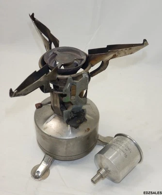 US Military Camp Pack Cook Stove M-1942-MOD PW-1 w/ Wrench - Image 1 of 4