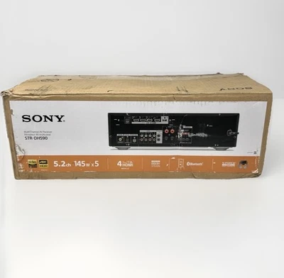 Sony STR-DH590 5.2 Channel Home Theater AV Receiver with Bluetooth - no remote - Image 1 of 4
