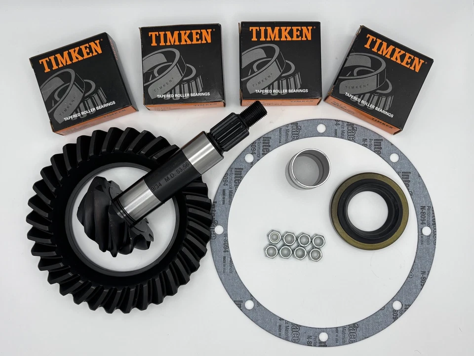 Ford English crown wheel and pinion 4.71 cwp also Timken bearing rebuild kit - Image 1 of 4