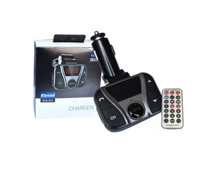 Wireless Bluetooth FM Transmitter Cigarette Lighter Plug LCD MP3 Player TF USB - Picture 1 of 5