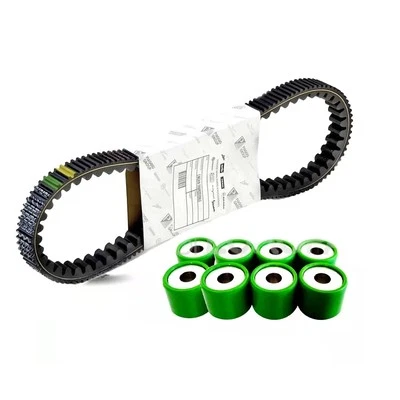 CINGHIA + 8 RULLI ORIGINALE PIAGGIO BEVERLY 400 ANNO 2006 2007 2008 2009 2010