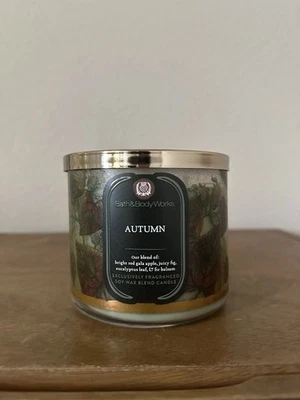  Body & Works AUTUMN 3 Wick Candle - Image 1 of 3
