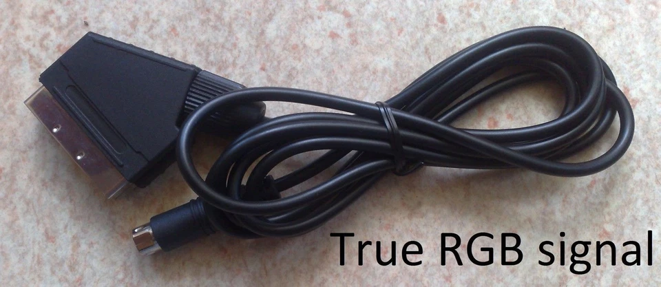 NEW RGB AV cable for Sega Saturn - SAT video SCART - Image 1 of 1