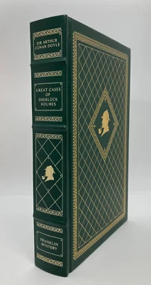 1987 "GREAT CASES OF SHERLOCK HOLMES" Arthur C. Doyle Franklin Library Mystery - Image 1 of 4
