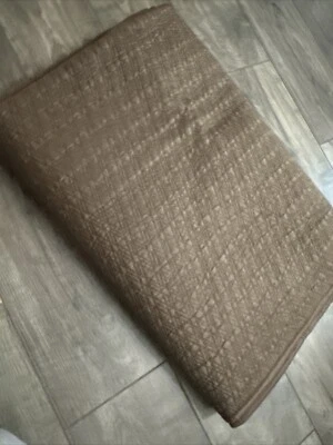 Edredón Restauración Hardware Espresso Marrón Seda Algodón Queen Nuevo  Foto 1 de 4