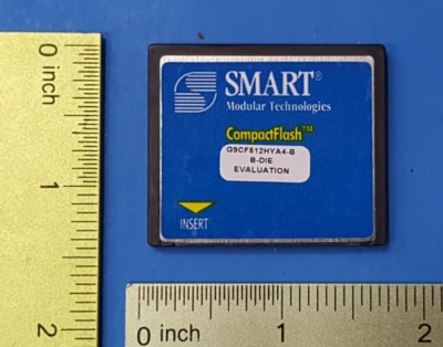 CF Memory , SG9CF512HYA4 , SMART , 512MB , COMPACT FLASH MEMORY CARD - Image 1 of 3