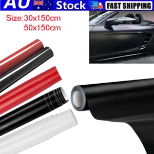 Car Vinyl Wrap Matt Satin Glossy Carbon Fiber Car Sticker Car Decal Wrap Film - Picture 1 of 18
