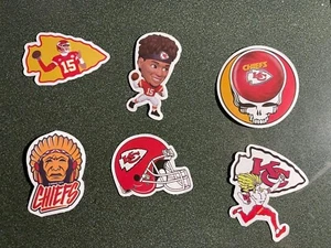 KC Kansas City Chiefs Football Stickers Selling Individually - Picture 1 of 51