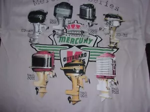 VINTAGE MERCURY OUTBOARD TEE SHIRT - Picture 1 of 3