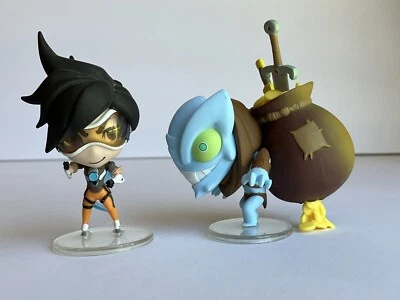 Blizzard Cute But Deadly Series 2 Treasure Goblin And Tracer Vinyl Figure Lot - Image 1 of 4