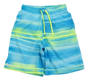 Under Armour Men's S Blue Green Swim Shorts Brief Lined Swim Trunks Stretch - Picture 1 of 2