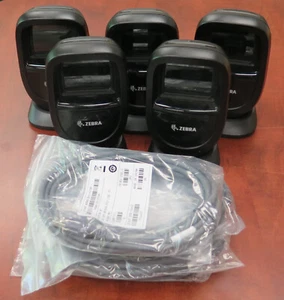 Lot of 5 Zebra Motorola Symbol Handfree Barcode Scanner DS9308-SR00004ZZWW Black - Picture 1 of 8