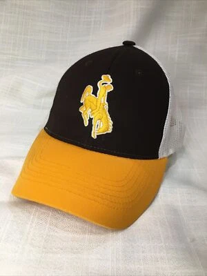 NCAA Fútbol WYOMING COWBOYS Gorra Snapback Marrón Dorado Gorra Ajustable ~ Talla Única Foto 1 de 4