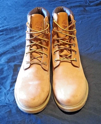 Botas de trigo Timberland 6 pulgadas premium juveniles 6,5 / para mujer talla 8 - ligeramente usadas Foto 1 de 4