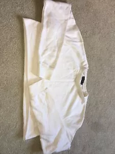 Ladies Pretty Little Things Cropped Jumper Off White Size Medium - Picture 1 of 3