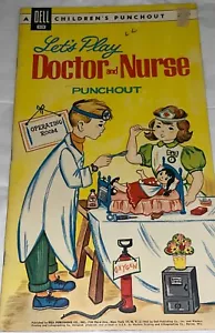 DE COLECCIÓN 1962 DELL PONCHOUT INFANTIL VAMOS A JUGAR MÉDICO Y ENFERMERA - Imagen 1 de 6