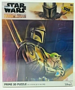 Star Wars - The Mandalorian Prime 3D Puzzle - 500 Pieces - Mando & Grogu - Picture 1 of 4